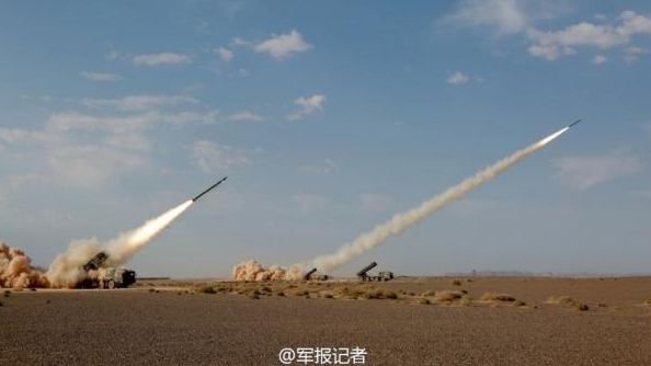 解放軍火箭炮演練　範圍覆蓋新竹灘頭