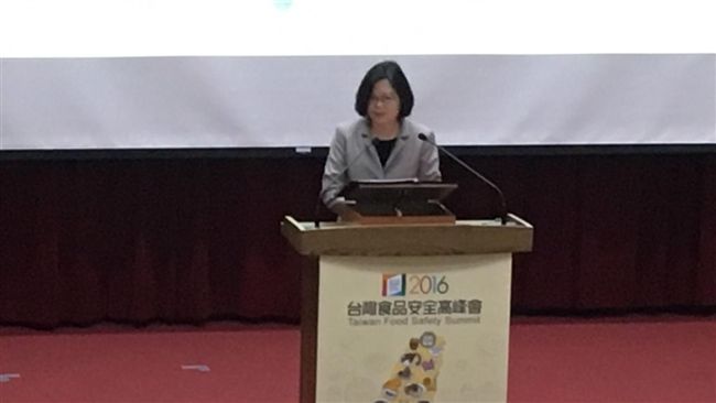 食安政策起步　蔡：將成立食安委員會
