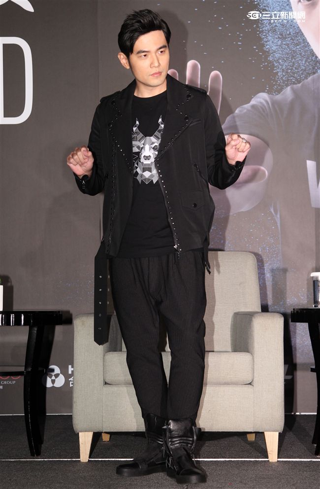 天王周杰倫擔任WildAid野生救援全球大使。（記者邱榮吉/攝影）
