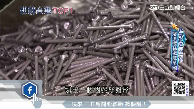 螺絲界的台積電！烤漆螺絲揚名全球