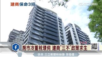 房市冷重稅環伺　建商保命3招求生