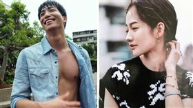 圖翻攝自吳翔震臉書　簡嫚書臉書　合成圖