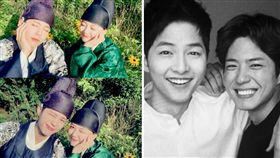 圖翻攝自韓網 宋仲基 朴寶劍 合成圖