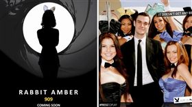 圖翻攝自安心亞臉書　playboy官方臉書 合成圖