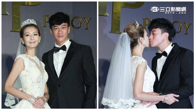 何潤東婚甜蜜接吻　老婆深V性感登場
