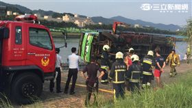 遊艇大亨翁偉達慘遭吊車壓死（翻攝畫面）