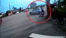 台中水車禍撞飛人/爆料公社