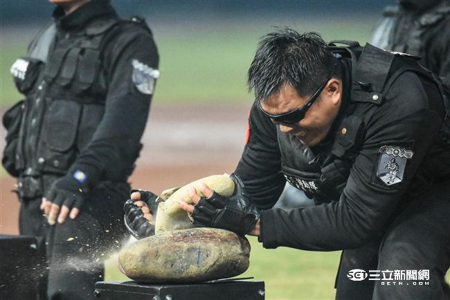 LAMIGO舉辦阿迷趴，憲兵特勤隊展現精實操演。（圖／記者林敬旻攝）