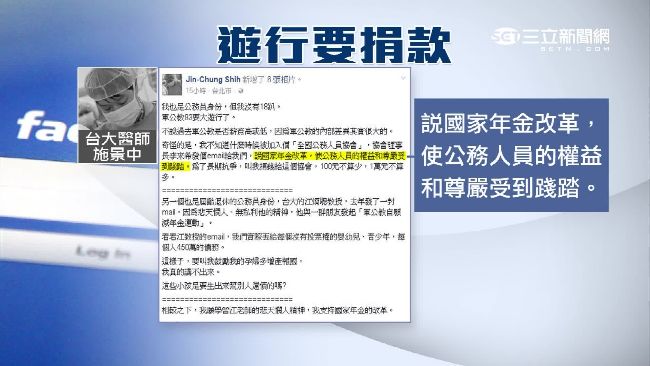走路工？名醫爆「公務員協會」求捐款