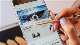 圖／防水！美模帶三星Note7下泳池　彩虹獨角獸趴踢　16:9