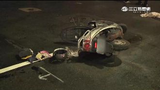 騎士疑自撞分隔島　送醫仍回天乏術