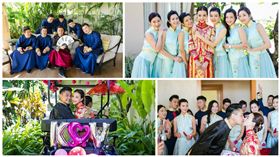 朱孝天,婚禮　圖／翻攝自娛樂有飯微博