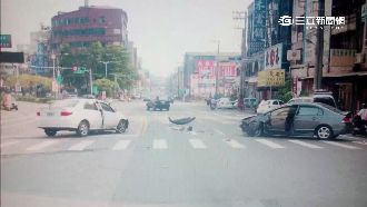 酒駕男衝對向撞車　3人掛彩送醫