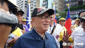 九三軍公教遊行、郝柏村（圖／記者林敬旻攝）