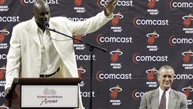 Shaquille O'Neal,Pat Riley(路透)
