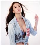 曖維多媒體/SEXY NUTS性感誌47期，林采緹拍攝現場1。（記者邱榮吉/側拍）