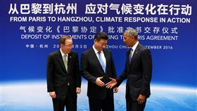 G20,習近平,歐巴馬,巴黎氣候協定,（圖／路透社／達志影像）