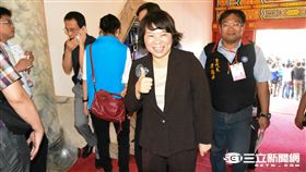 國民黨全代會 大頭 黃敏惠 記者林敬旻攝