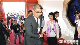 國民黨全代會 大頭 連勝文 記者林敬旻攝