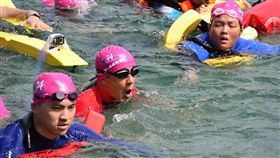 前總統馬英九、泳渡日月潭、游泳（圖／中央社）