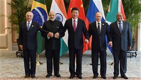 習近平,俄羅斯,巴西,南非,印度,金磚
圖／路透社／達志影像