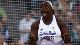 北京奧運鐵餅項目銀得主芭里奧絲（Yarelys Barrios）（圖／路透社／達志影像）