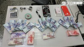 簡男經營天九牌賭場遭三重警方逮獲（翻攝畫面）