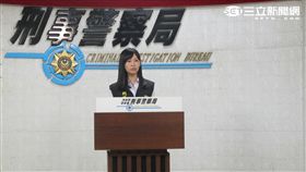 表特女警吳奕嫺說明志光補習班學員遭詐一案（翻攝畫面）