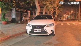 潘姓少女偷開阿姨百萬名車訪友遭警帶回（翻攝畫面）