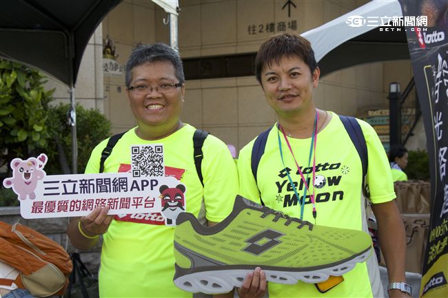 2016 Lotto月光路跑攤位活動（記者林顥宗/攝影）