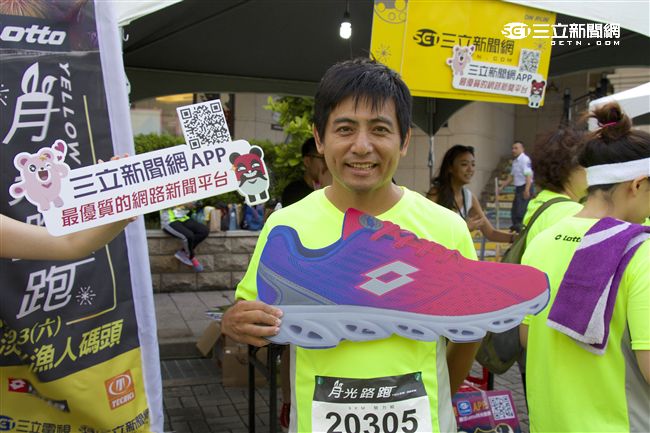 2016 Lotto月光路跑攤位活動（記者林顥宗/攝影）
