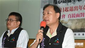 年金改革,全教總,全國教師總工會 吳忠泰 圖／記者林敬旻攝