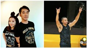 柯瑞,Stephen Curry,陶晶瑩,李李仁,合成圖／臉書、資料照