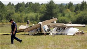 空難,飛機,降落,美國,喬治亞州
圖／美聯社／達志影像