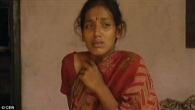 印度,婆婆,硫酸,圖／每日郵報