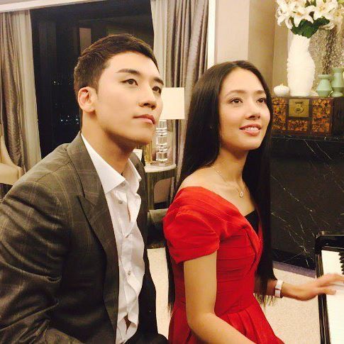 勝利與台灣女星郭碧婷。（圖／翻攝自勝利IG）