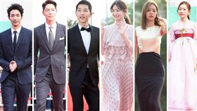 圖翻攝自韓網　宋仲基　申敏兒　首爾國際電視節