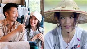 圖翻攝自微博　謝霆鋒　舒淇　合成圖