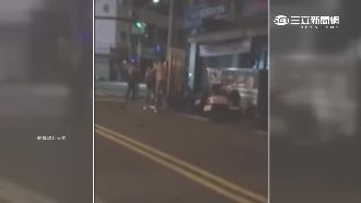 勸架不成爆口角　死黨醉後街頭扭打