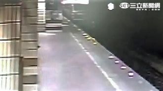 萬華車站女學生跳軌　監視器畫面曝光