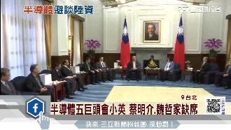 小英會面半導體業　未提陸資參股問題