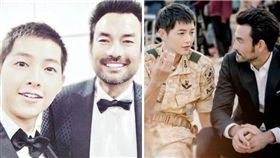 圖翻攝韓網　宋仲基　阿古斯　合成圖