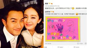  楊冪,劉愷威,微博