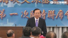 海基會董事長田弘茂。（記者盧素梅攝）