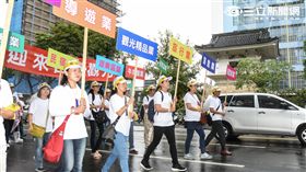 觀光業,凱道遊行,陸客,旅遊業,飯店業 （圖／記者林敬旻攝）