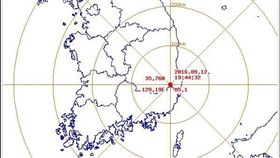 慶州5.8強震（圖／南韓氣象廳臉書）
대한민국 기상청 Korea Meteorological Administration