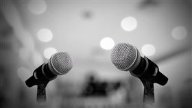 麥克風,辯論,演講（圖／Shutterstock）