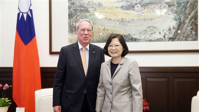 蔡英文接見薄瑞光　盼美助台入TPP