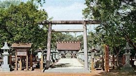 台中公園鳥居 (翻攝自明信片)