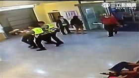 蔡男使出尿遁、吞藥再拒捕仍逃不出警方手掌心（翻攝畫面）